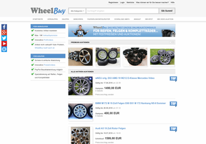 Screenshot der Shop-Webseite von WheelBuy