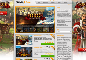 Screenshot der Shop-Webseite von Games-4-Free.com