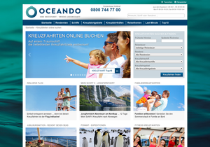 Screenshot der Shop-Webseite von oceando.de