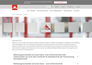 Screenshot der Shop-Webseite von lockstock.de