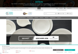 Screenshot der Shop-Webseite von gastrokontor-ludewig.de