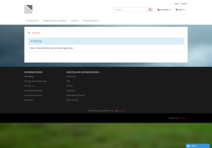 Screenshot der Shop-Webseite von shop.services-lohr.de