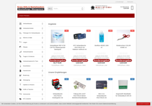 Screenshot der Shop-Webseite von beschaffungs-management.de
