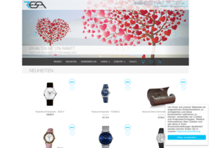 Screenshot der Shop-Webseite von resa-fashion