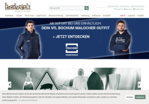 Screenshot der Shop-Webseite von baiverk