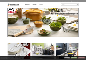 Screenshot der Shop-Webseite von fairmarkt24