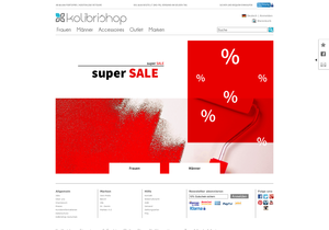 Screenshot der Shop-Webseite von Kolibrishop.com