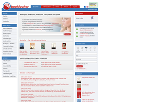 Screenshot der Shop-Webseite von Booklooker ®