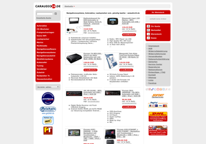 Screenshot der Shop-Webseite von CARAUDIO24.DE