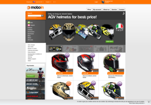 Screenshot der Shop-Webseite von motoin.de