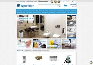 Screenshot der Shop-Webseite von Hygiene-Shop.com