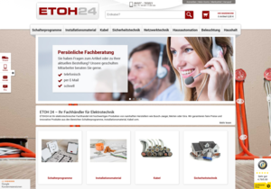Screenshot der Shop-Webseite von etoh24.de