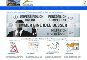 Screenshot der Shop-Webseite von saw-assekuranz.de
