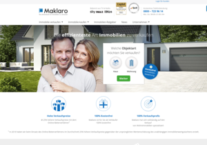 Screenshot der Shop-Webseite von Maklaro
