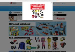 Screenshot der Shop-Webseite von MX-Point.de