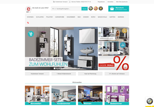 Screenshot der Shop-Webseite von e-combuy.de