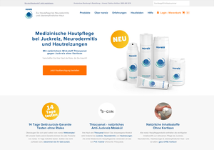 Screenshot der Shop-Webseite von noreiz.de