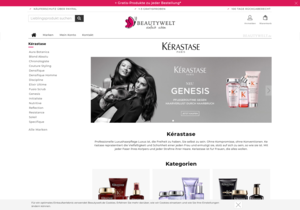 Screenshot der Shop-Webseite von haarpflege-beauty.de