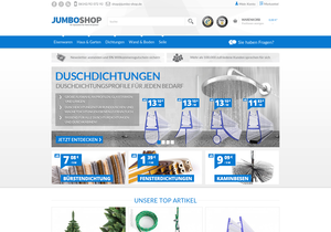 Screenshot der Shop-Webseite von jumbo-shop.de
