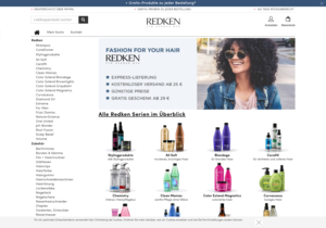 Screenshot der Shop-Webseite von hair-onlineshop.de