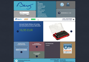 Screenshot der Shop-Webseite von Bey-Electronic