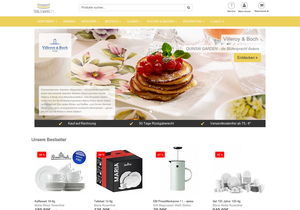 Screenshot der Shop-Webseite von Tableware24