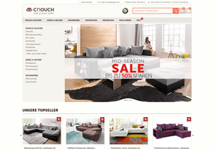 Screenshot der Shop-Webseite von cnouch