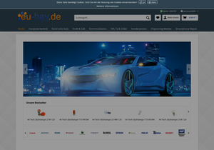 Screenshot der Shop-Webseite von eu-bay.de