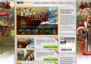Screenshot der Shop-Webseite von Spiele-For-Free ~ Dein Portal für kostenlose Online Games, Browsergames, MMORPG, Online Rollenspiele