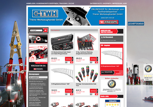 Screenshot der Shop-Webseite von facom-shop.de