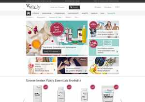 Screenshot der Shop-Webseite von vitafy.de