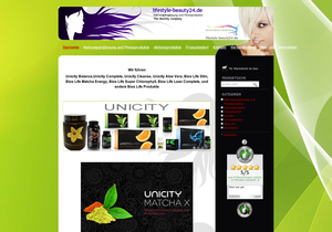 Screenshot der Shop-Webseite von lifestyle-beauty24.de