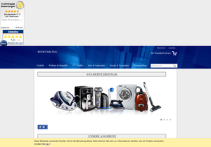 Screenshot der Shop-Webseite von gutschein-laden.com
