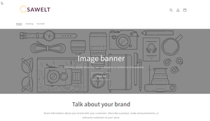 Screenshot der Shop-Webseite von Sawelt