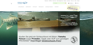 Screenshot der Shop-Webseite von Schlauchboote-Aussenborder