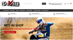 Screenshot der Shop-Webseite von Spoxxter.de