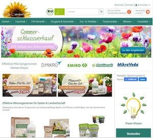 Screenshot der Shop-Webseite von bio-bahnhof.de