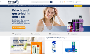 Screenshot der Shop-Webseite von DrugCos.de