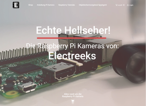 Screenshot der Shop-Webseite von electreeks.de