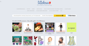Screenshot der Shop-Webseite von Lilleknus.de