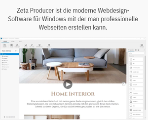 Screenshot der Shop-Webseite von Zeta Producer