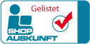 Gelistet bei Shopauskunft.de